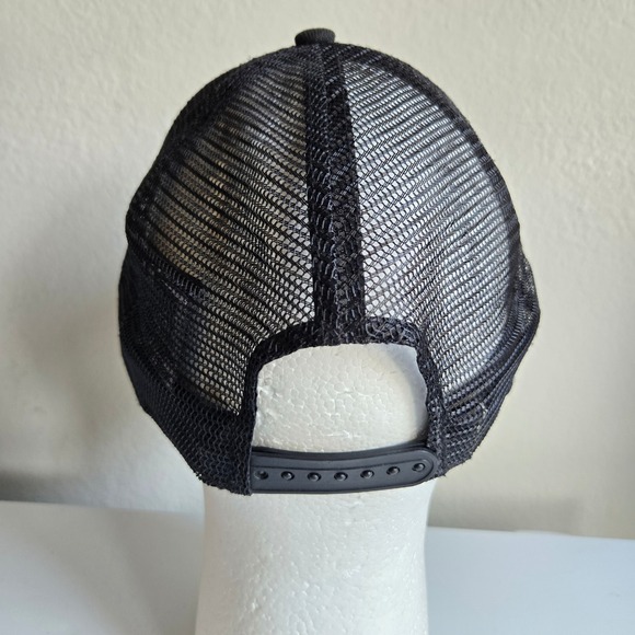 New Era 9FIFTY MLB Chicago Cubs All Black Trucker Hat Adjustable Adult‎ Cap - Picture 4 of 8